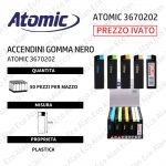 ATOMIC ACC.ELETTRONICO 3670202 BLACK RUBBER/PASTEL ASS